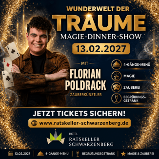 13.02.2027 / Magic-Dinner-Show